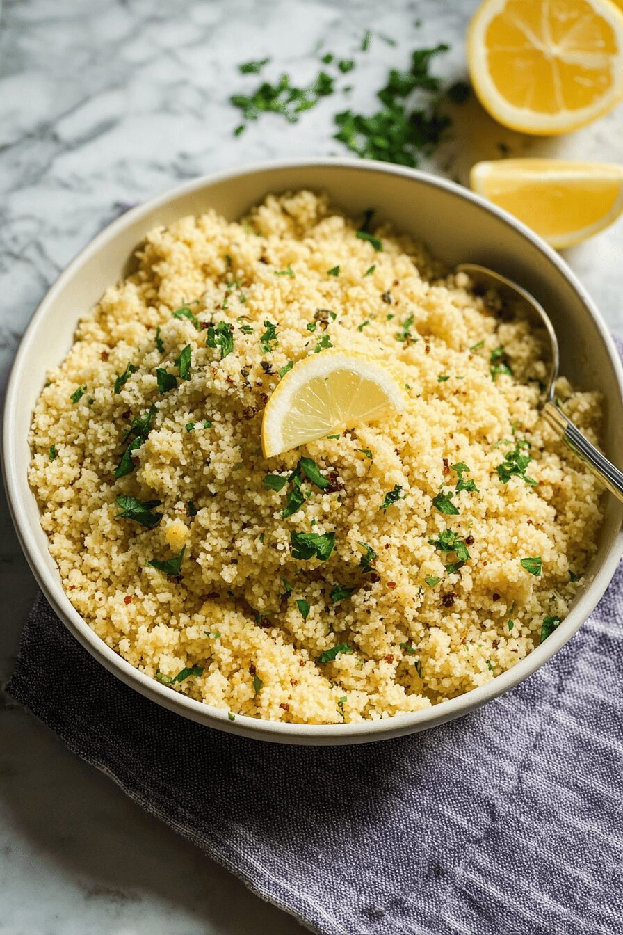 Healthy & Zesty: Discover the Benefits of Lemon Couscous